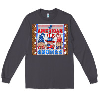 Smoke all american gnomes Long Sleeve Tee - HRA Design Shop
