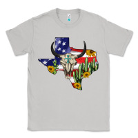 Moon Dust bull skull texas map american playng Classic Tee - BarkalooDesign