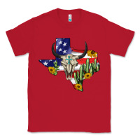 Red bull skull texas map american playng Classic Tee - BarkalooDesign
