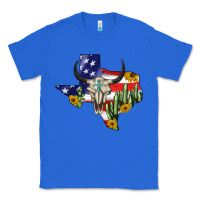 True Royal bull skull texas map american playng Classic Tee - BarkalooDesign