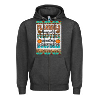 Charcoal Heather Flannels Hayrides Pumpkins Sweaters Bonfires Zipper Hoodie - Artiststas