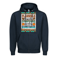 Navy Flannels Hayrides Pumpkins Sweaters Bonfires Zipper Hoodie - Artiststas