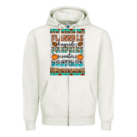 Oatmeal Heather Flannels Hayrides Pumpkins Sweaters Bonfires Zipper Hoodie - Artiststas