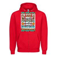 Red Flannels Hayrides Pumpkins Sweaters Bonfires Zipper Hoodie - Artiststas