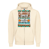 Sandshell Flannels Hayrides Pumpkins Sweaters Bonfires Zipper Hoodie - Artiststas