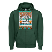 Sports Green Flannels Hayrides Pumpkins Sweaters Bonfires Zipper Hoodie - Artiststas