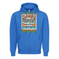 True Royal Flannels Hayrides Pumpkins Sweaters Bonfires Zipper Hoodie - Artiststas