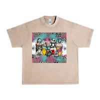 French Oak cartoon characters coffee cups Urban Heavy Tee - Zillion Design Studio