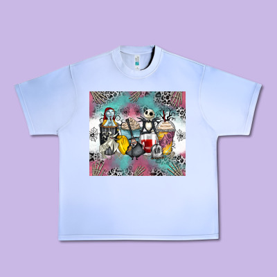 Cartoon Characters Coffee Cups Urban Heavy Tee Designed By Zillion Design Studio