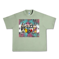 Oil Green cartoon characters coffee cups Urban Heavy Tee - Zillion Design Studio