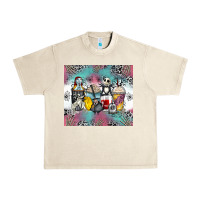 Sandshell cartoon characters coffee cups Urban Heavy Tee - Zillion Design Studio