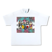 White cartoon characters coffee cups Urban Heavy Tee - Zillion Design Studio