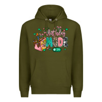 Army Green birthday mode on Premium Hoodie - MaliasSmallBusiness