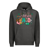 Charcoal Heather birthday mode on Premium Hoodie - MaliasSmallBusiness