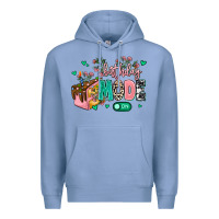 Colony Blue birthday mode on Premium Hoodie - MaliasSmallBusiness