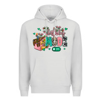 Dove Grey birthday mode on Premium Hoodie - MaliasSmallBusiness