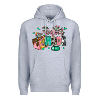 Heather Grey birthday mode on Premium Hoodie - MaliasSmallBusiness