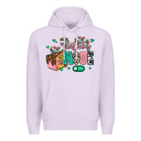 Lilac birthday mode on Premium Hoodie - MaliasSmallBusiness