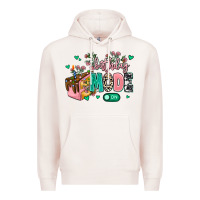 Pale Pink birthday mode on Premium Hoodie - MaliasSmallBusiness