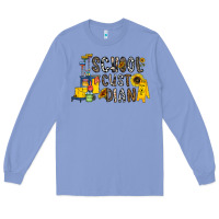 Colony Blue school cust dian Long Sleeve Tee - CowhideDigitalArt