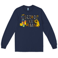 Navy school cust dian Long Sleeve Tee - CowhideDigitalArt