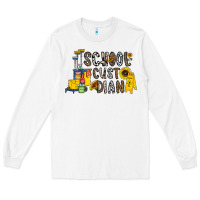 White school cust dian Long Sleeve Tee - CowhideDigitalArt