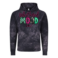 Cloud Black Unbothered mood 24:7 Vintage Hoodie - RanaPortraitStore