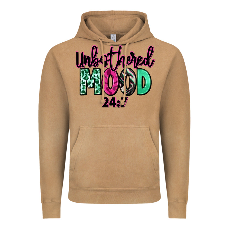 Unbothered Mood 24:7 Vintage Hoodie by RanaPortraitStore | Teevron