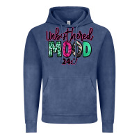 Vintage Denim Unbothered mood 24:7 Vintage Hoodie - RanaPortraitStore
