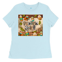 Baby Blue pumpkin spice Ladies Tee - AdoDesignShop