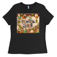 Black pumpkin spice Ladies Tee - AdoDesignShop