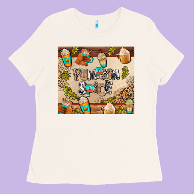 Pumpkin Spice Ladies Tee Designed By Adodesignshop