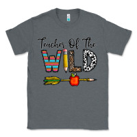 Charcoal Heather teacher of the wild Classic Tee - CowhideDigitalArt
