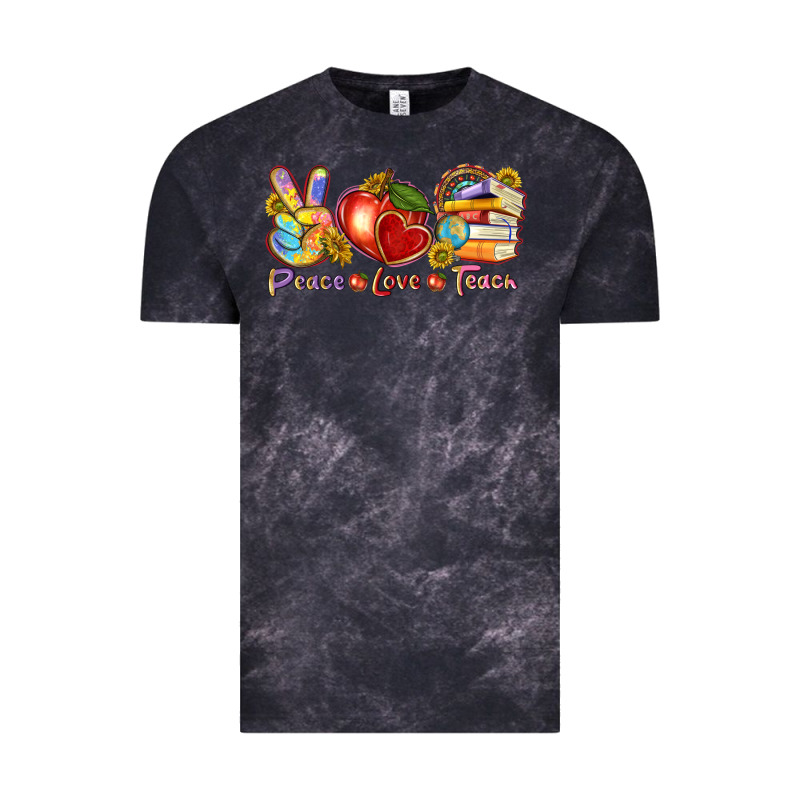 Peace Love Teach Vintage Tee by texasbilliewilder | Teevron