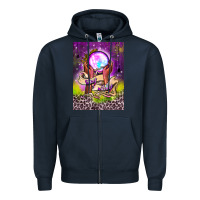 Navy stay witchy air freshener Zipper Hoodie - BundleAndBundleShop