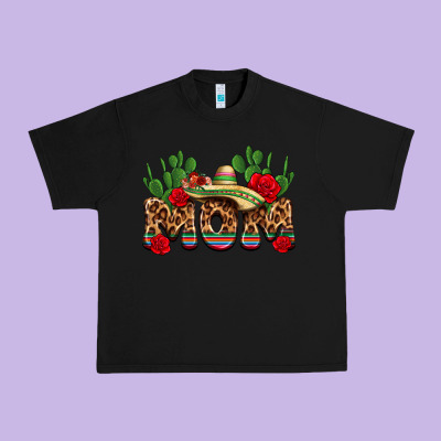 Mexican Mom Urban Heavy Tee Designed By Texasbilliewilder