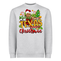 Heather Grey merry texas christmas Heavyweight Sweatshirt - Zillion Design Studio