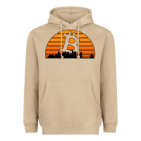 Mushroom bitcoin new orleans retro sunset Heavyweight Hoodie - Jasminsmagicworld