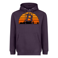 Plum bitcoin new orleans retro sunset Heavyweight Hoodie - Jasminsmagicworld