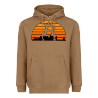 Toasted Coconut bitcoin new orleans retro sunset Heavyweight Hoodie - Jasminsmagicworld