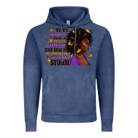 Vintage Denim They whispered to her afro woman Vintage Hoodie - RanaPortraitStore