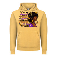 Vintage Mustard They whispered to her afro woman Vintage Hoodie - RanaPortraitStore