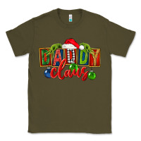 Army Green Christmas daddy Claus Classic Tee - FaDigitalArtStudio