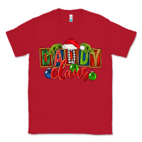 Red Christmas daddy Claus Classic Tee - FaDigitalArtStudio
