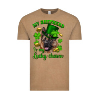 Vintage Coffee st.patrick's day my shepherd is my lucky charm Vintage Tee - RanaPortraitStore