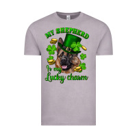 St.patrick's Day My Shepherd Is My Lucky Charm Vintage Tee | Teevron