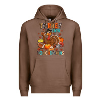 Chestnut turkey and touchdowns Premium Hoodie - MaliasSmallBusiness