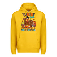 Lemon turkey and touchdowns Premium Hoodie - MaliasSmallBusiness