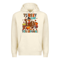 Sandshell turkey and touchdowns Premium Hoodie - MaliasSmallBusiness