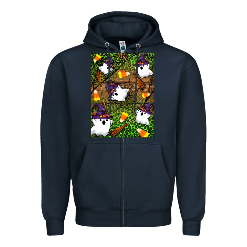 Halloween Ghost Zipper Hoodie by Artiststas | Teevron